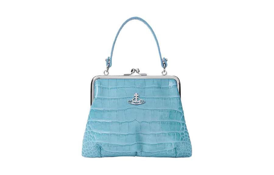 Vivienne Westwood Leather Wallet Women's Light Blue