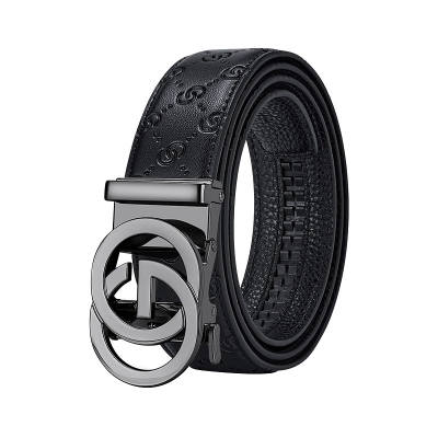 JEEP SPIRIT Top Grain Cow Leather Belts Men's Width 3.5cm