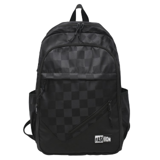 DUSENDAISHU Nylon Backpack Large Unisex Black