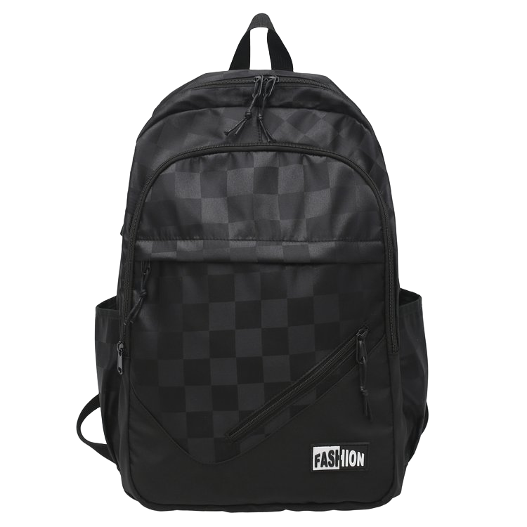 DUSENDAISHU Nylon Backpack Large Unisex Black