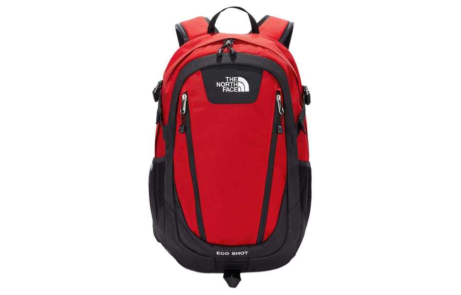 THE NORTH FACE 18L Backpack Outdoor Bag Recycled Polyester Red Unisex