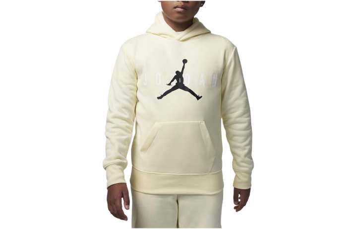 Jordan Jordan Sweatshirt Kids' Apparel Pullover Hoodie Light Yellow Kids'
