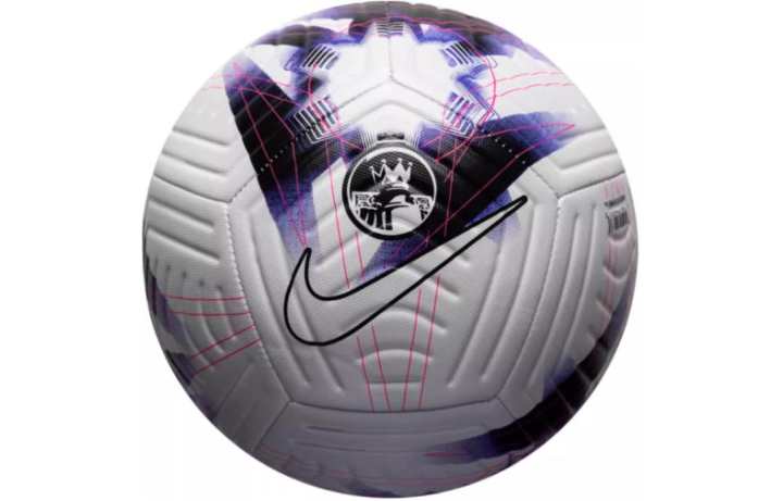 Nike Nike Size 5 Soccer Ball Rubber Unisex Purple White