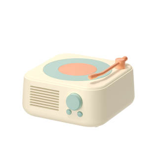 CHIELYUAL Speakers X17 Vintage CD Player Styling, Desktop Good Looking Ornament, Small Speaker, Multi Mode