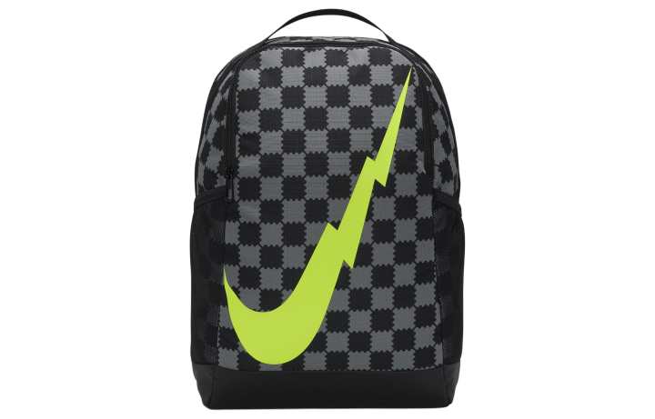 Nike Nike Polyester Backpack Regular Men's Black & Neon