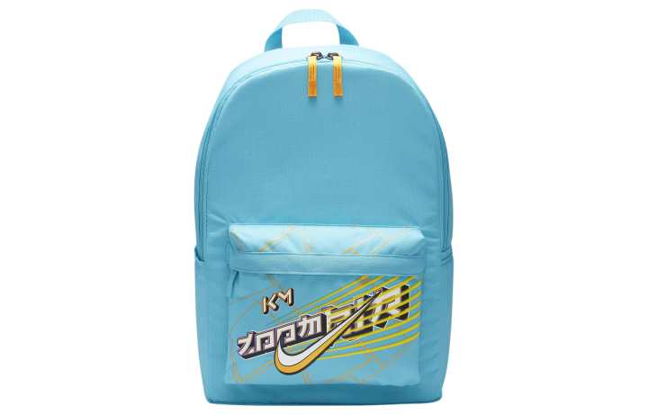 Nike Nike Polyester Backpack Men's Baltic Sea Blue & Black & White