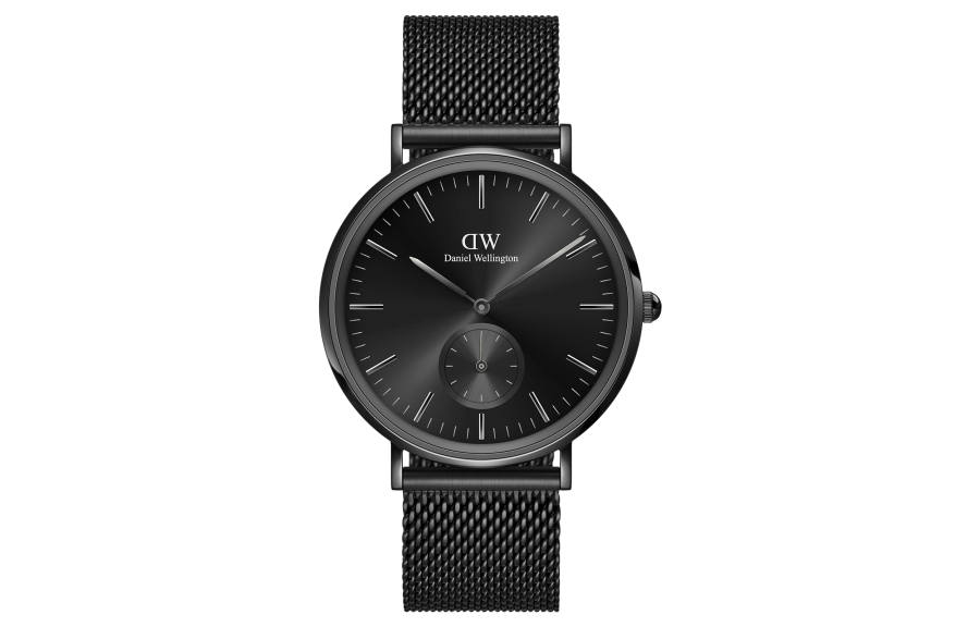 DW/DanielWellington Daniel Wellington Wrist Watches Quartz Movement Stainless Steel Watchband 40mm Black Dial Men's Watches
