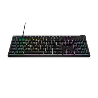 USCORSAIR K55 CORE RGB Wired 10 Zone RGB Backlight, Multimedia Button, Hand Feel Soft, Anti Conflict, Gaming Keyboards