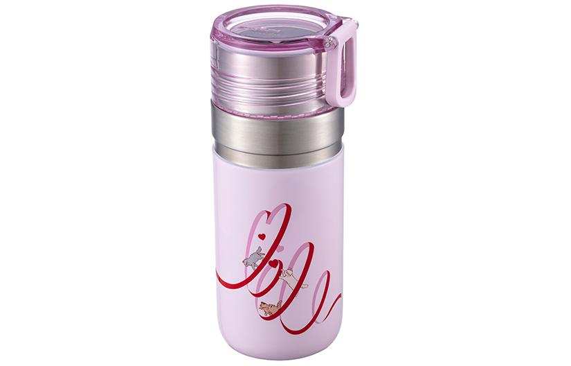 Starbucks Kitten Stainless Steel Cup Insulated Cup Pink 16.9oz