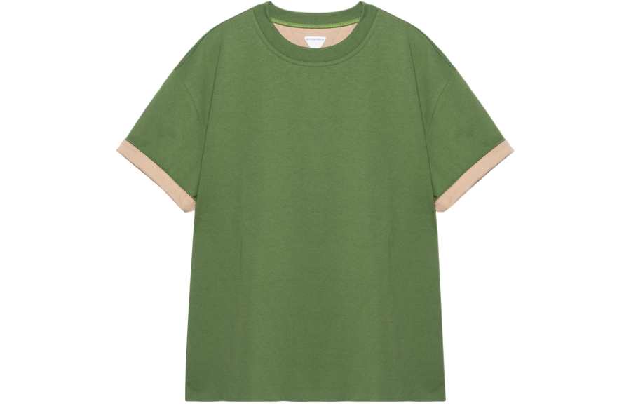 Bottega Veneta Double Layered Cotton Jersey Relaxed Fit T shirt