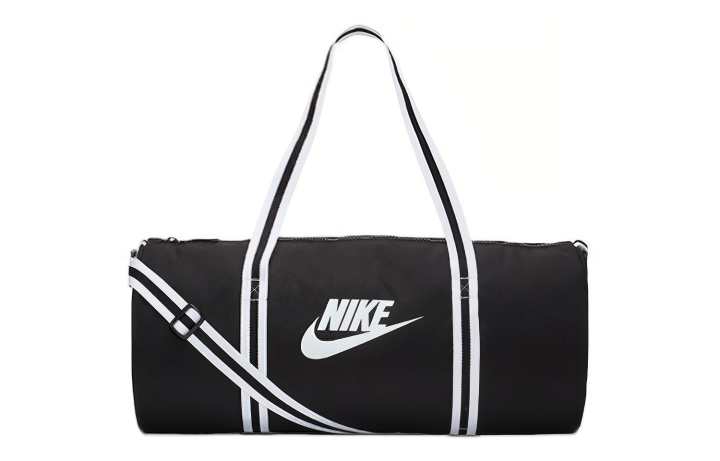 Nike Nike Heritage Polyester Handbag Travel Bag Regular Unisex Black White