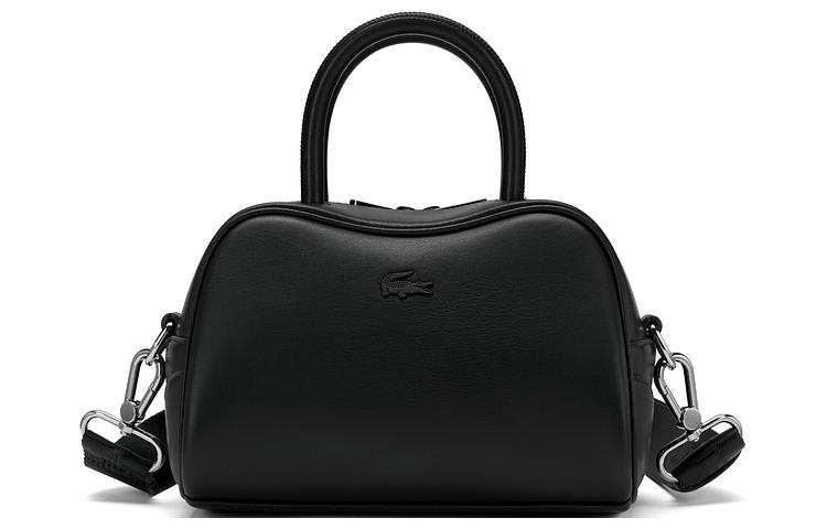 LACOSTE LACOSTE Blended Material One Shoulder Handbag Medium Women's Black
