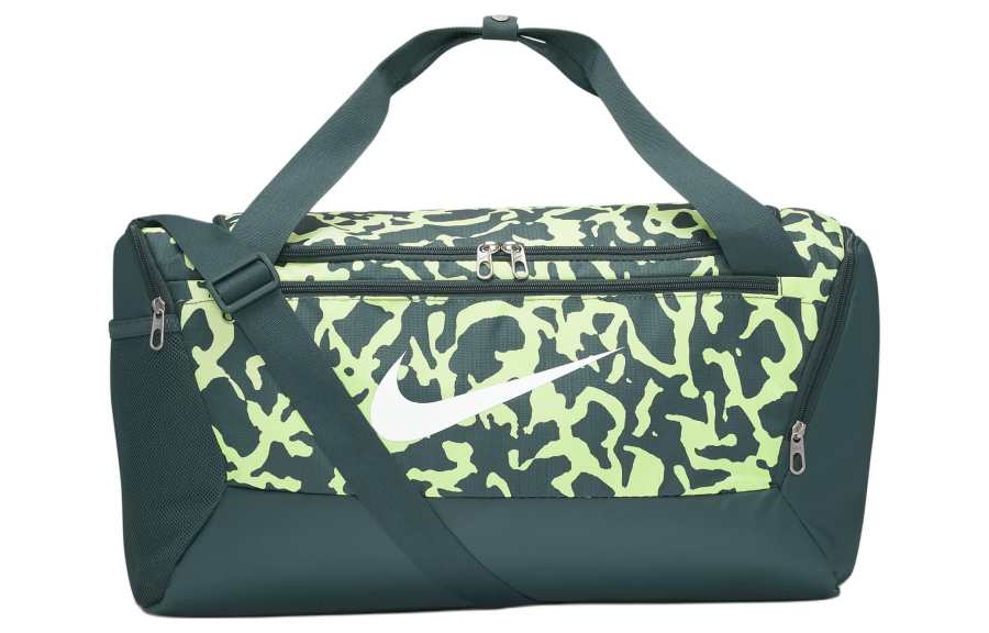 Nike Nike Polyester Portable Crossbody Bag, Shoulder Bag Small Men's Dark Jungle & Light Lemon & White