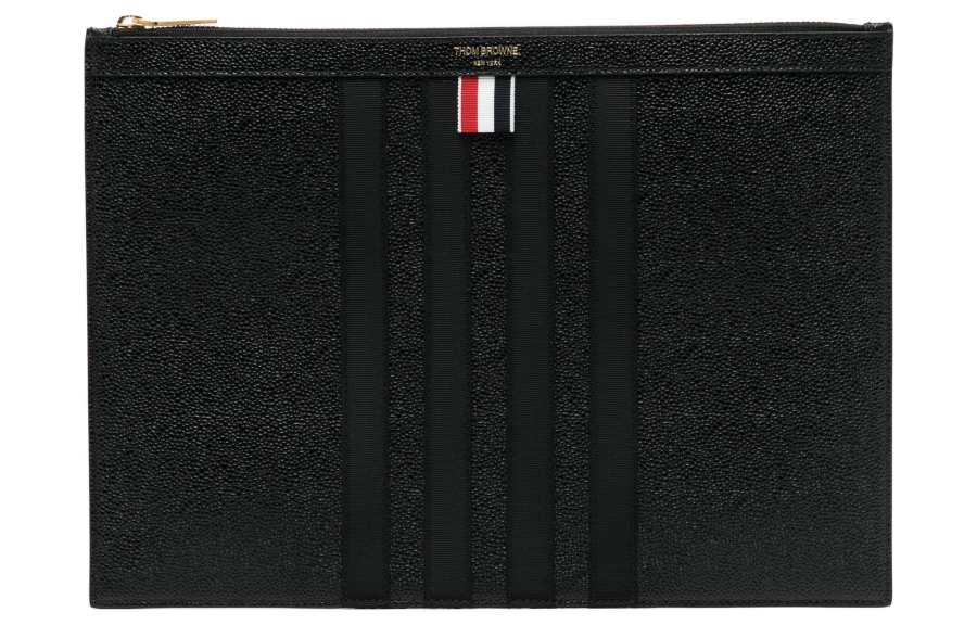 THOM BROWNE THOM BROWNE Logo Stamp Clutch Bag