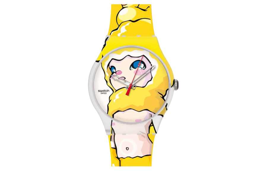 SWATCH SWATCH Unisex Yellow Watch SUOZ113