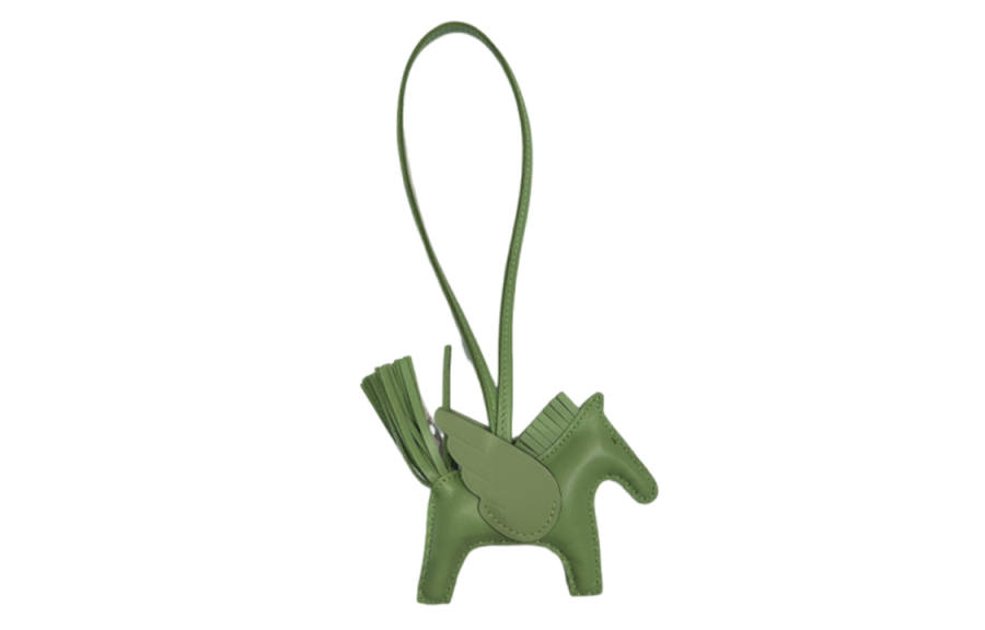 HERMES HERMES Rodeo Pegase Charms Unisex Green