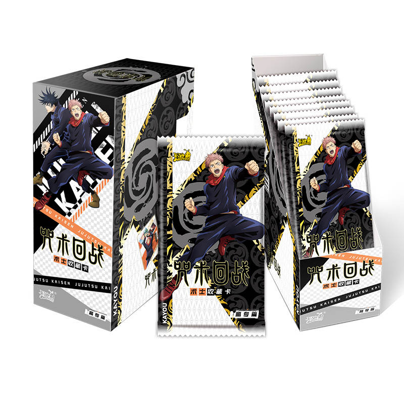 KAYOU Jujutsu Kaisen Characters Advanced Specialist Warlock Collectible Card IP / Anime Cards 1 Box, 18 Bags