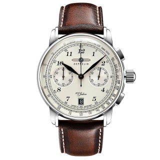 ZEPPELIN Hundred Years Collection Quartz Movement Men's Watches Watch Mother of Pearl Color Watch Dial