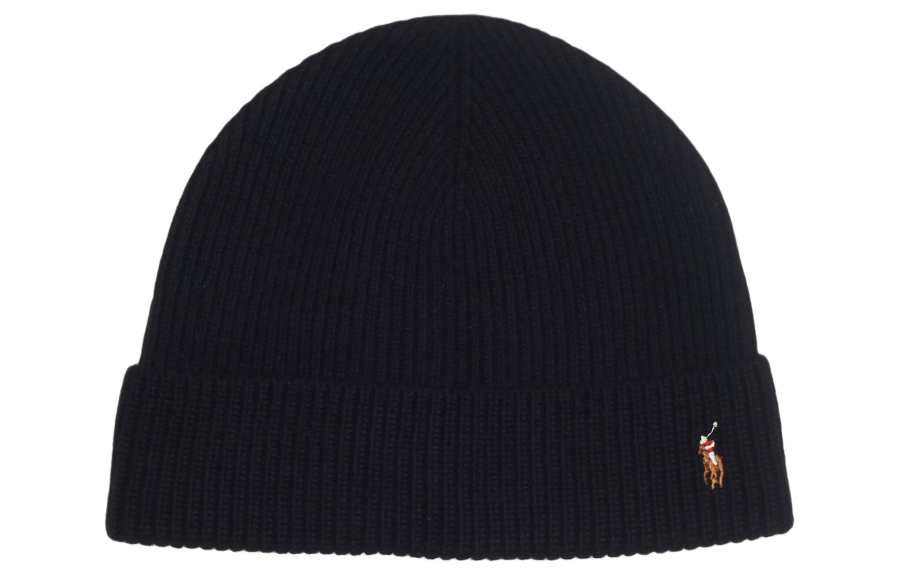 Polo Ralph Lauren Embroidered-logo Ribbed-knit Hat