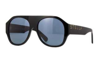 Stella McCartney Irregular Shape Sunglasses Women's Black