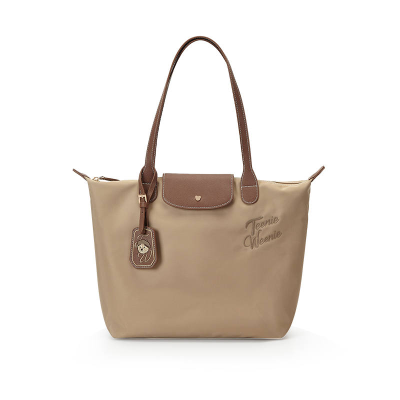 Teenie Weenie Fabric, Polyurethane Artificial Leather Dumpling Bag Shoulder Bag Large Women's