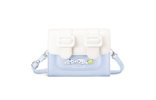 Zgo Cinnamoroll, Sanrio IP Collaboration Pu Shoulder Bag Small Women's Blue White