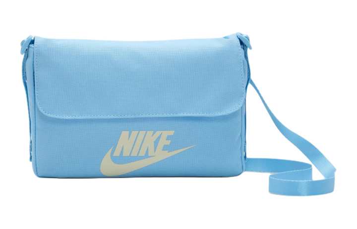 Nike Nike Polyester Messenger Bag, Shoulder Bag, Crossbody Bag Women's Water Bottle Blue & Coconut Milk