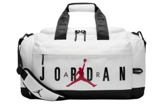 Jordan Polyester Handbag, Shoulder Bag, Crossbody Bag, Travel Bag Unisex White
