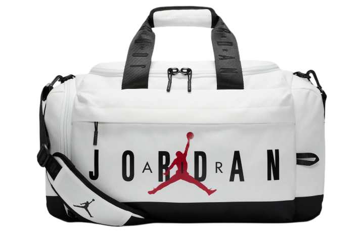 Jordan Jordan Polyester Handbag, Shoulder Bag, Crossbody Bag, Travel Bag Unisex White