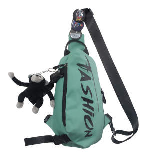 TAIKESEN Nylon Shoulder Bag, Crossbody Bag Small Unisex White/Black/Yellow/Green