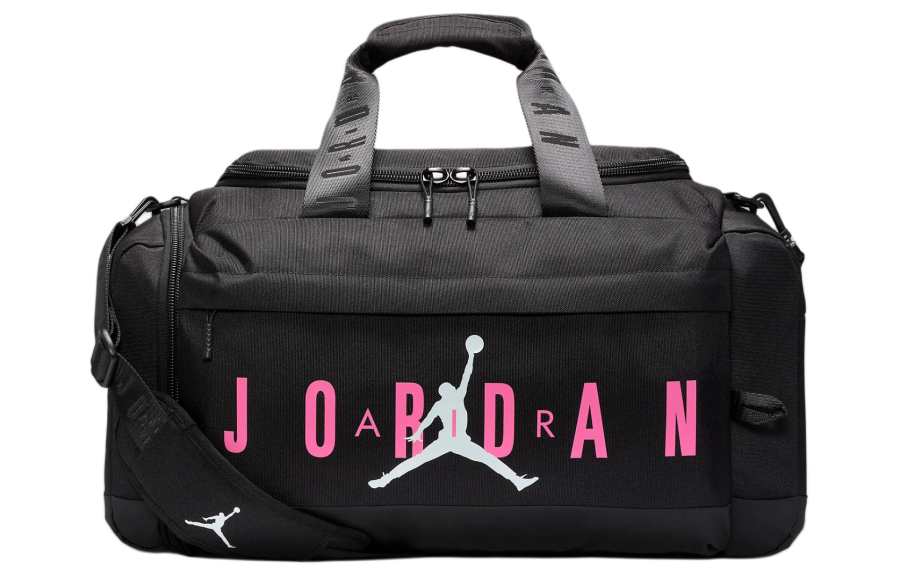Jordan Jordan Polyester Handbag, Shoulder Bag, Crossbody Bag, Travel Bag, Gym Bag Unisex Black
