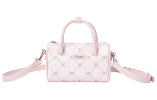 Kappa Matte Leather Handbag, Shoulder Bag Regular Women's Peach Aura Pink