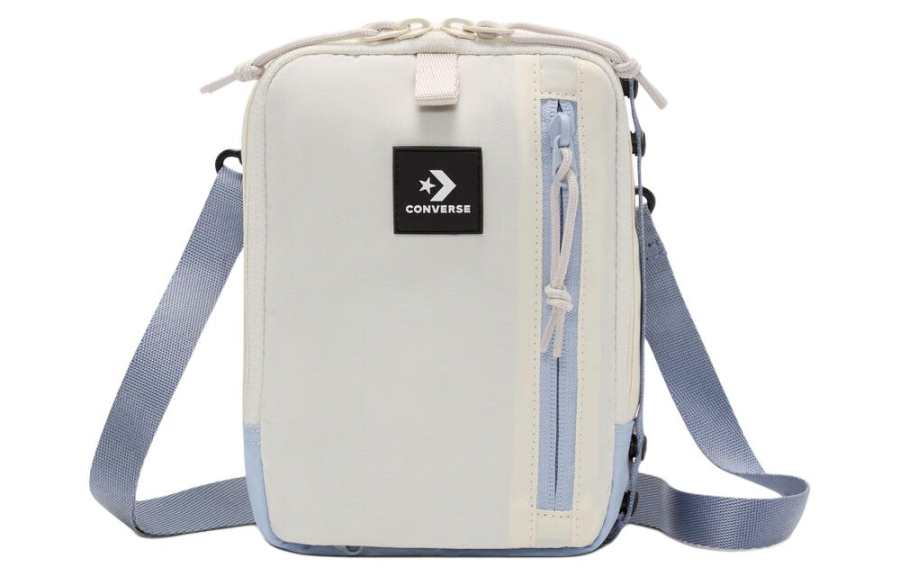 Converse Converse Polyester Shoulder Bag, Crossbody Bag Regular Unisex White