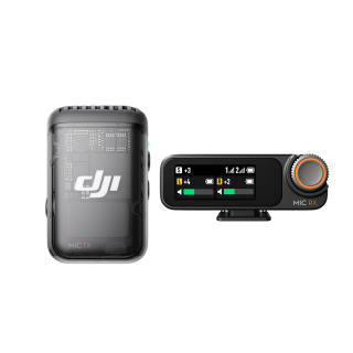 DJI MIC 2 Professional Sound Quality, Live Streaming Cell Phones Recording With Bluetooth Lapel Microphone