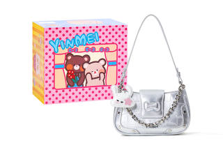 Sound For Life Synthetic Leather Shoulder Bag Small Women's Silver/White