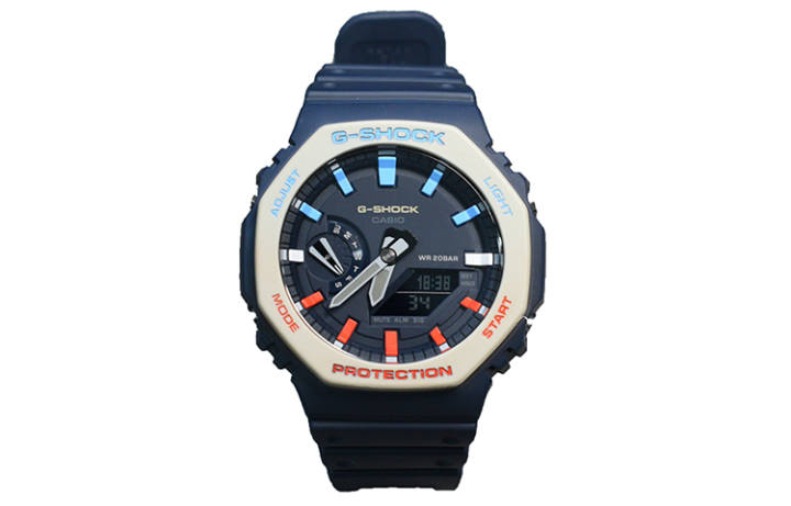 CASIO CASIO Men Liquid Crystal/Analog Dual Display Series Blue Watch