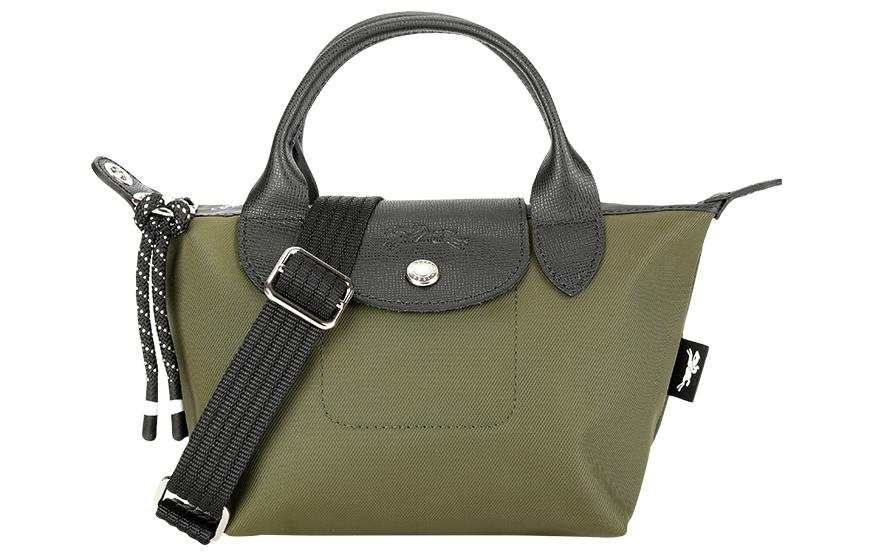 LONGCHAMP Le Pliage Energy Econyl Recycled Polyamide Canvas Dumpling Bag, Shoulder Bag, Crossbody Bag, Handbag Mini