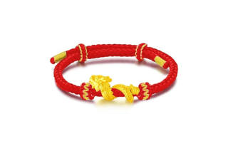 BAILIJIN Coiled Dragon, Creative Design, Chinese Fashion Trend, New Chinese Style Solid Gold Priced In Gram