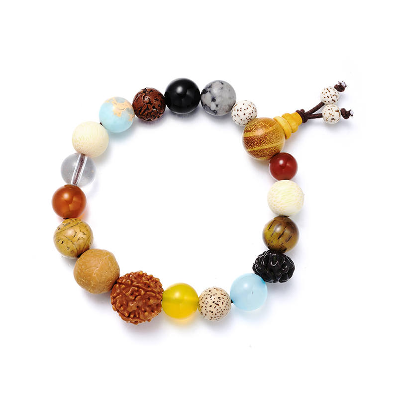 CAROMAY Bodhi Root Beaded Bracelets Unisex