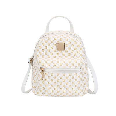 G-FAVOR G FAVOR Pu Backpack Medium Unisex White/Pink/Coffee