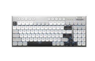 ThundeRobot K96 Tri Mode Low Profile 2.4G/Bluetooth/Wired Wireless Mac/iPad PBT Keycap Office Keyboard