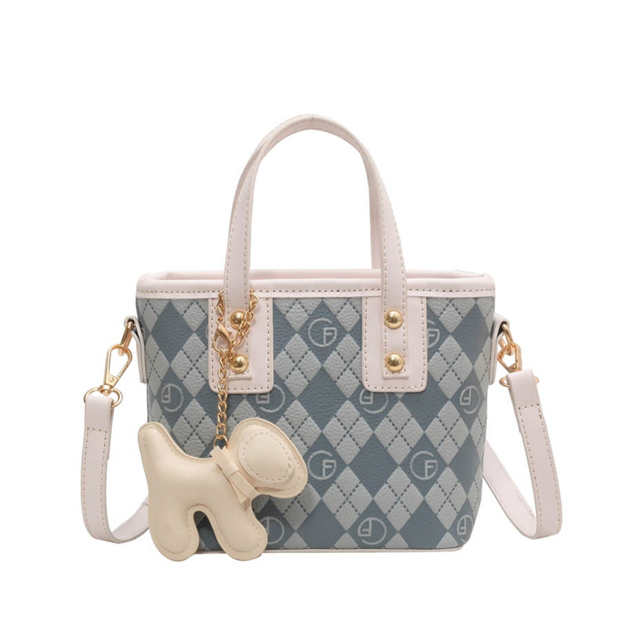 UNITE STAR Pu Handbag Women's Peacock Blue/Pink/Khaki