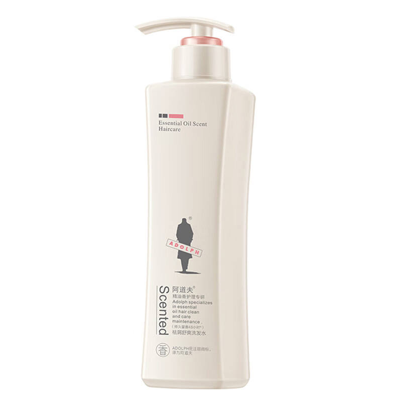Adolph Essential Oil Fragrance Shampoos Oil Control Dandruff Treatment Frizz Control Smoothing