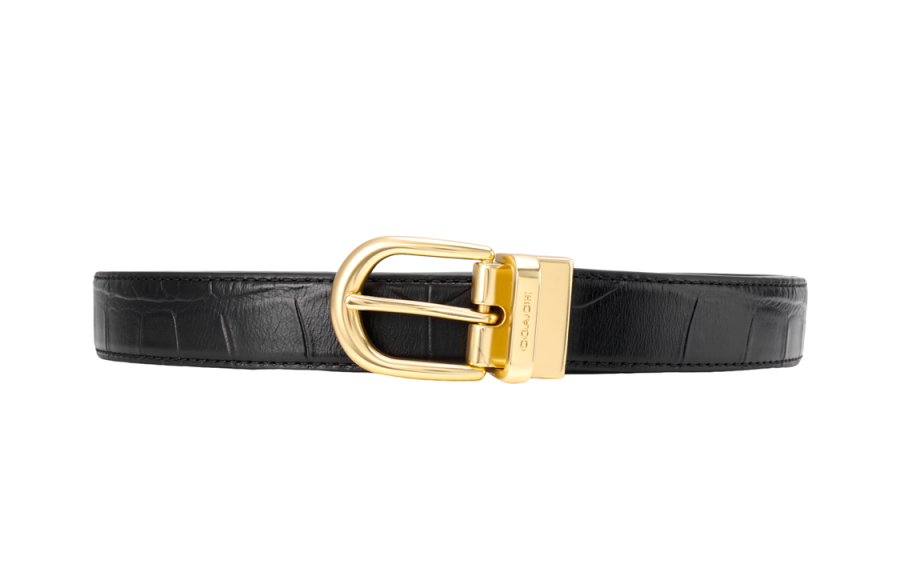 COACH Leather Calfskin Leather Belts Women's 2.5cm