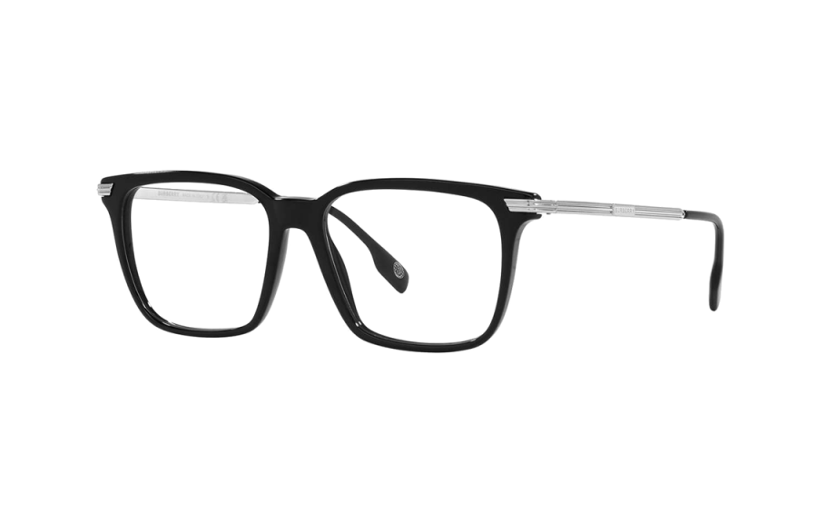 Burberry Burberry Acetate Square Eyeglass Frames Unisex Black