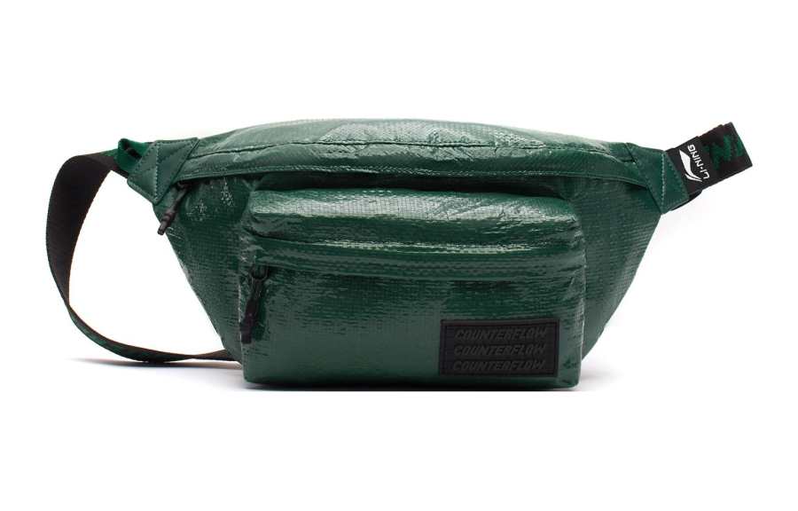 Li-Ning Li Ning CF Fabric Fanny Pack Unisex Green