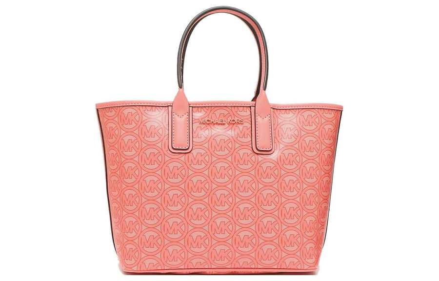 MICHAEL KORS Artificial Leather Tote Bag, Shopping Bag, Shoulder Bag, Handbag Small Women's Pink