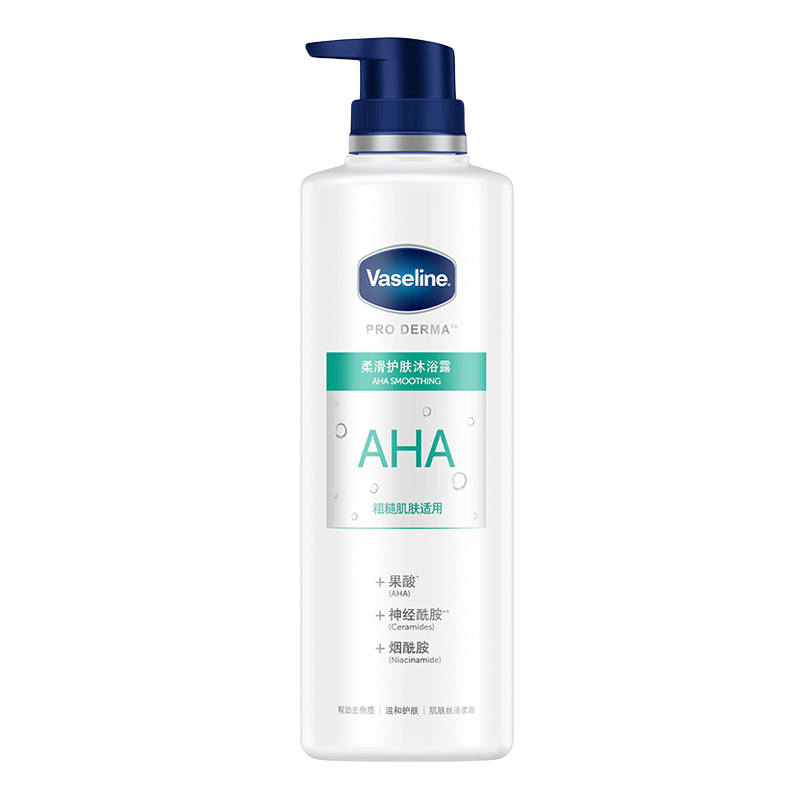 VASELINE Alpha Hydroxy Acids Hyaluronic Acid Niacinamide Shower Gels