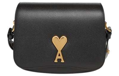 AMIPARIS Ami Paris Ami De Coeur Logo Plaque Shoulder Bag