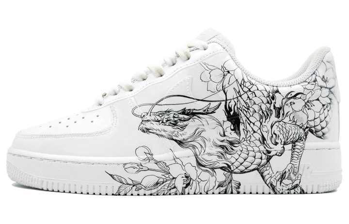 Nike Nike Air Force 1 Thermal Coverage Low top Skateboard Shoes Unisex White